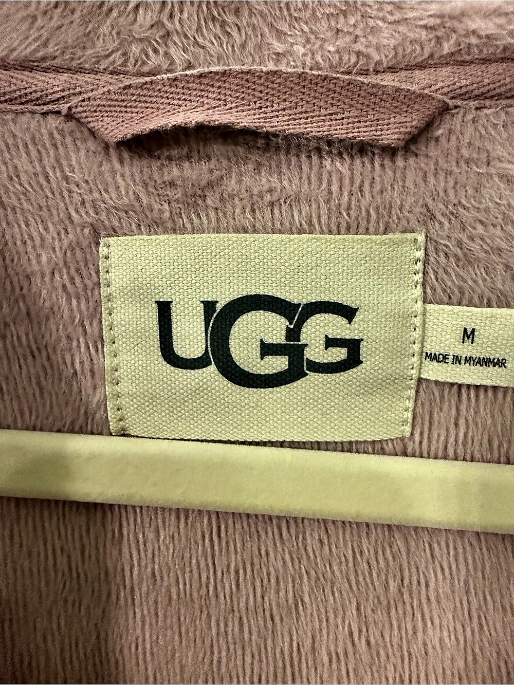 UGG Duffield II Robe Pink Wrap Robe Size Medium - Picture 4 of 5